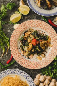 空芯菜のにんにく炒め