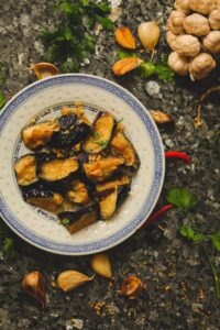 なすのにんにく炒め